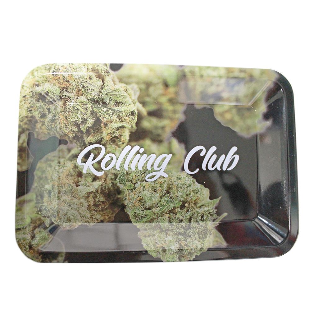 Rolling Club Metal Rolling Tray - Small - Nugs - High Moon Haven