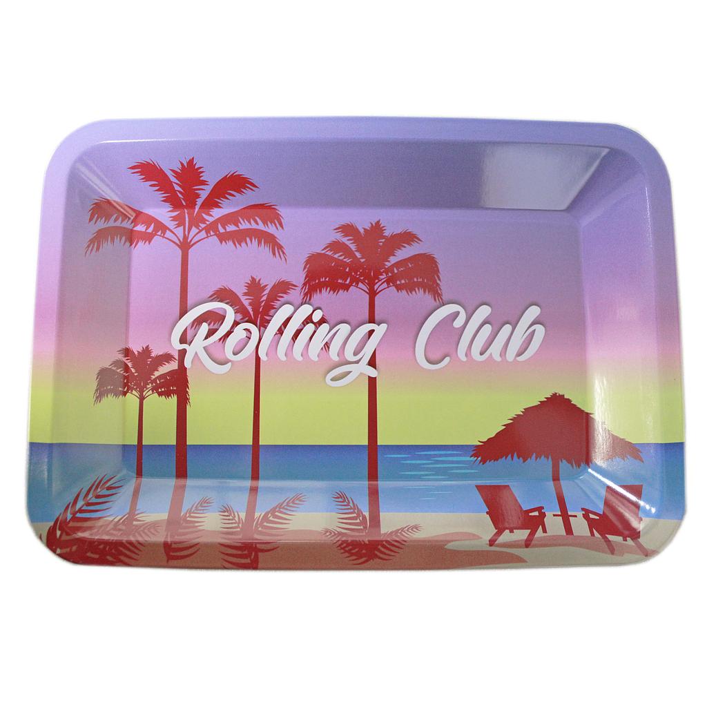 Rolling Club Metal Rolling Tray - Small - Paradise City - High Moon Haven