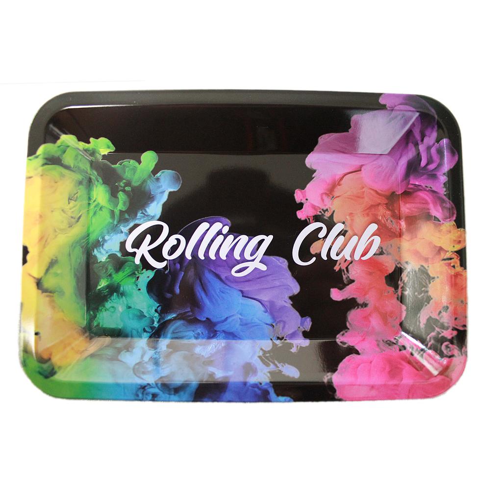 Rolling Club Metal Rolling Tray - Small - Rainbow Fumes - High Moon Haven