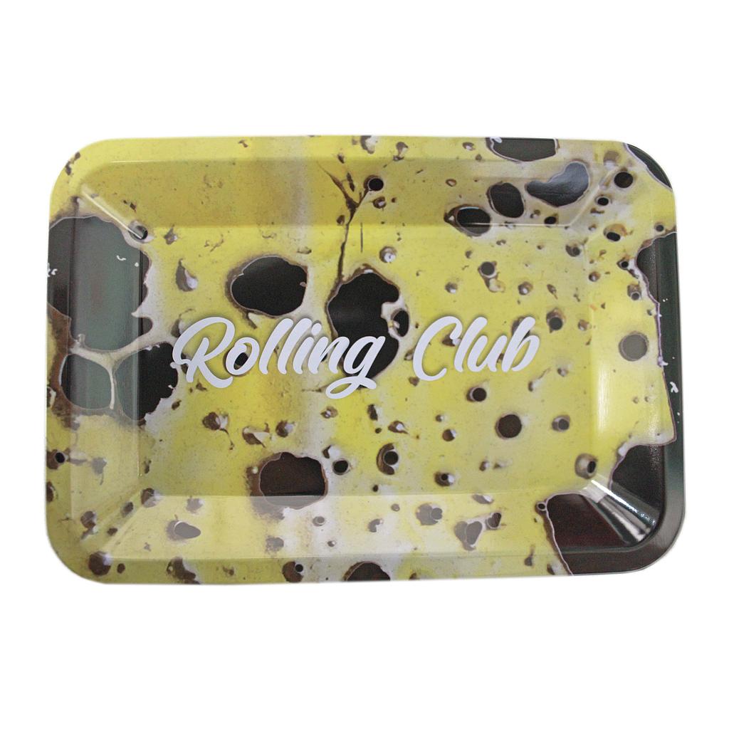 Rolling Club Metal Rolling Tray - Small - Shatter - High Moon Haven