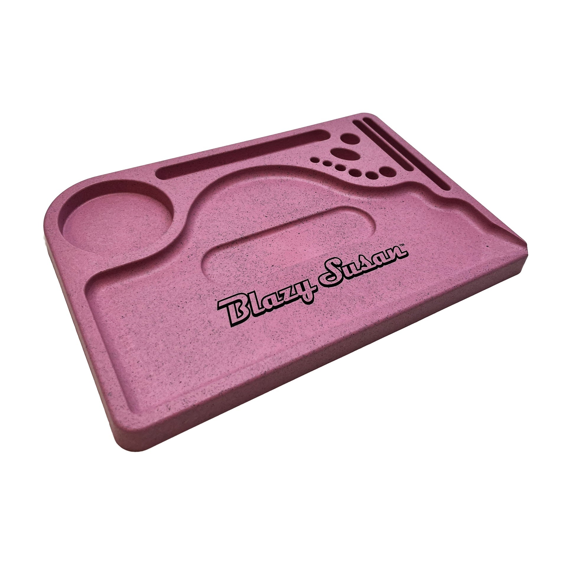 Rolling Tray Blazy Susan Hemp Pink - High Moon Haven