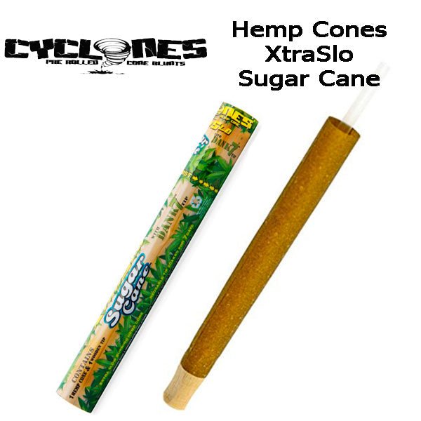 RTL - Cyclone Hemp Wraps Sugar Cane Cone - High Moon Haven