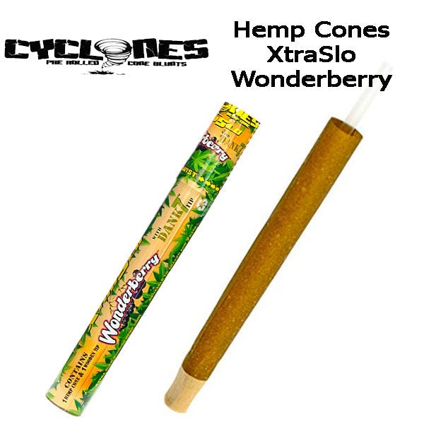 RTL - Cyclone Hemp Wraps Wonderberry Cone - High Moon Haven