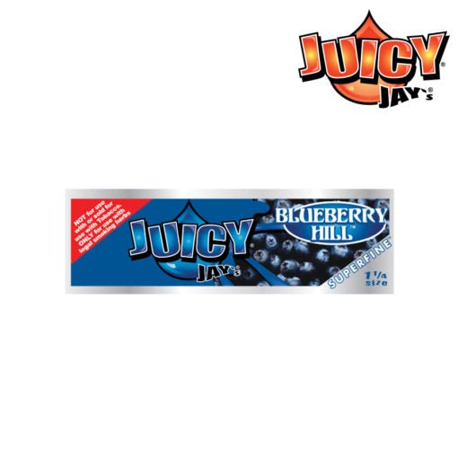 RTL - Juicy Jay Super Fine 1 1/4 Blueberry Hill Rolling Papers - High Moon Haven