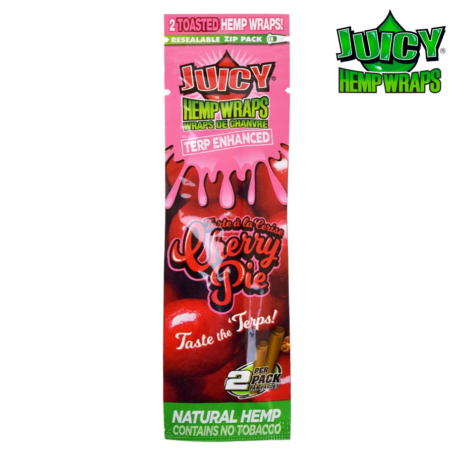 RTL - Juicy Jay Terp - Infused 2x Hemp Wrap Cherry Pie - High Moon Haven