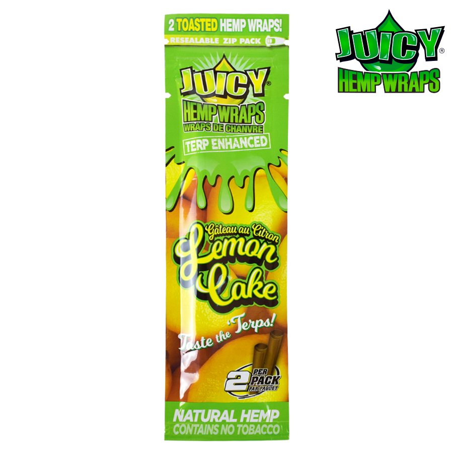 RTL - Juicy Jay Terp - Infused 2x Hemp Wrap Lemon Cake - High Moon Haven