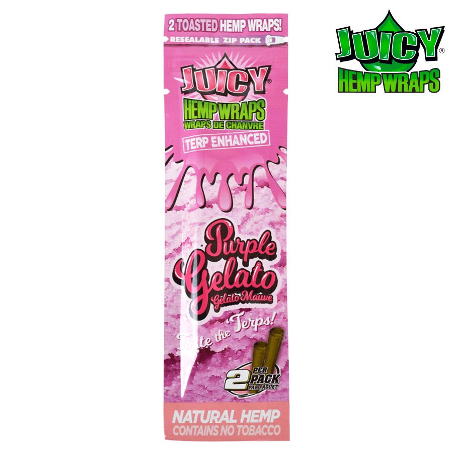 RTL - Juicy Jay Terp - Infused 2x Hemp Wrap Purple Gelato - High Moon Haven