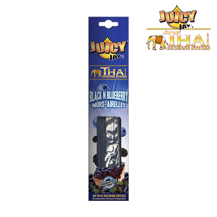 RTL - Juicy Jay's Thai Incense Black 'n Blueberry 20 - Count - High Moon Haven