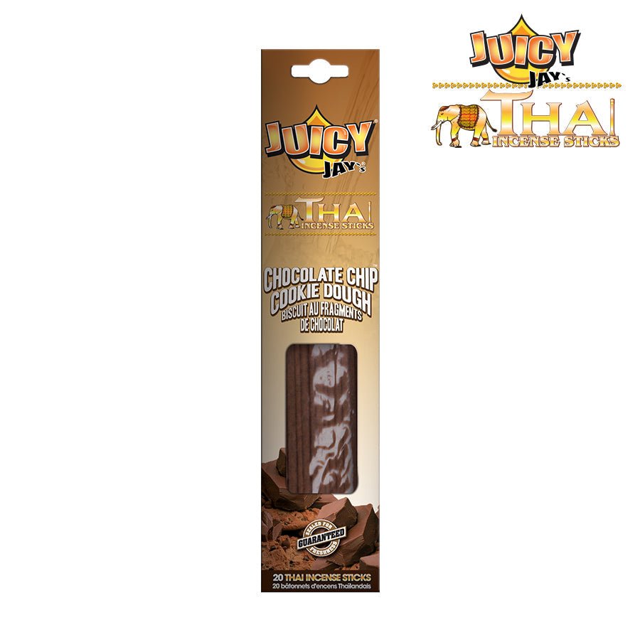 RTL - Juicy Jay's Thai Incense Chocolate Chip Cookie Dough 20 - Count - High Moon Haven