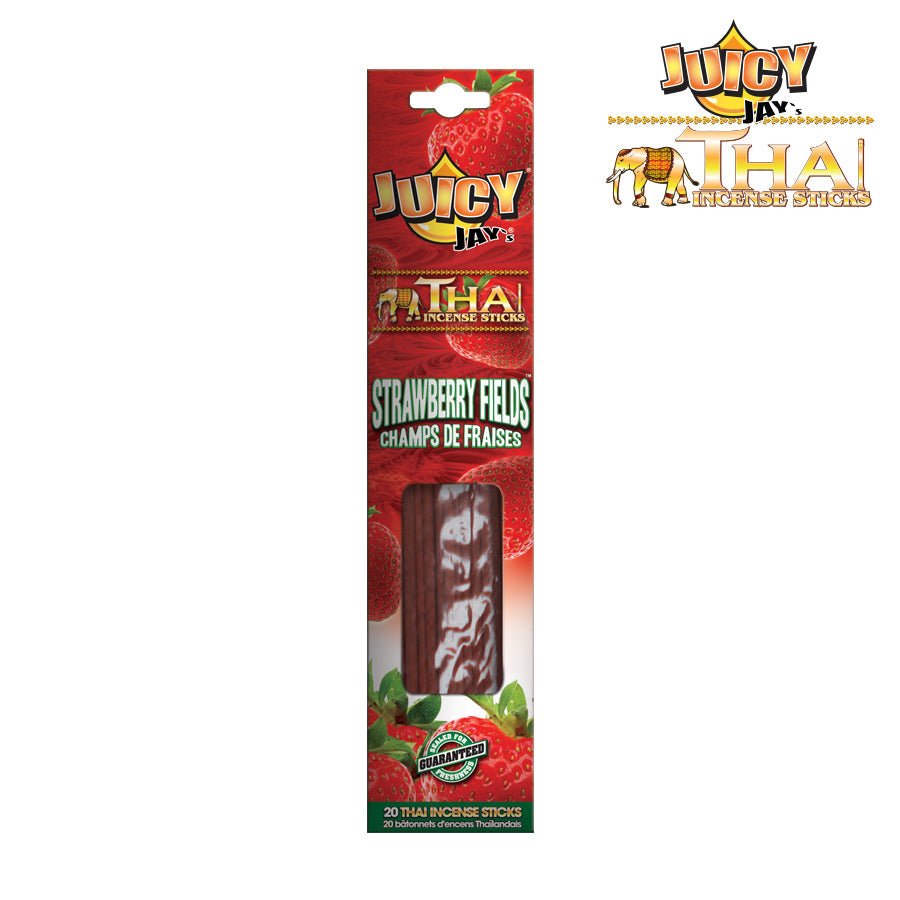 RTL - Juicy Jay's Thai Incense Strawberry Field 20 - Count - High Moon Haven