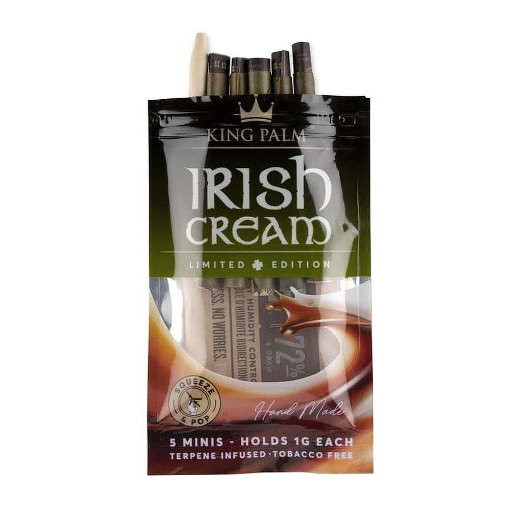 RTL - King Palm Mini Irish Pre - Roll Pouch - Irish Cream - 5 Per Pack. - High Moon Haven