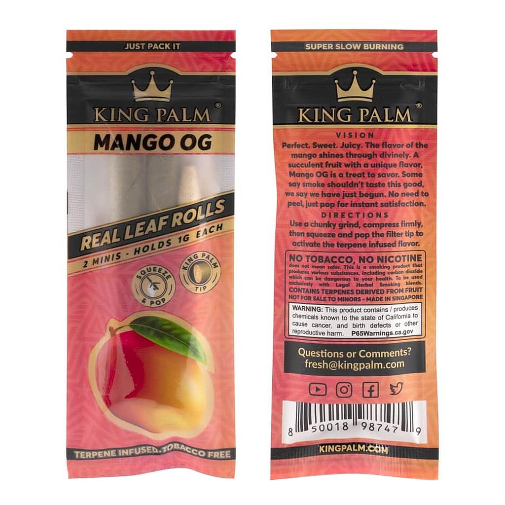 RTL - King Palm Mini Pre - Roll - Mango - 2 Per Pack - High Moon Haven