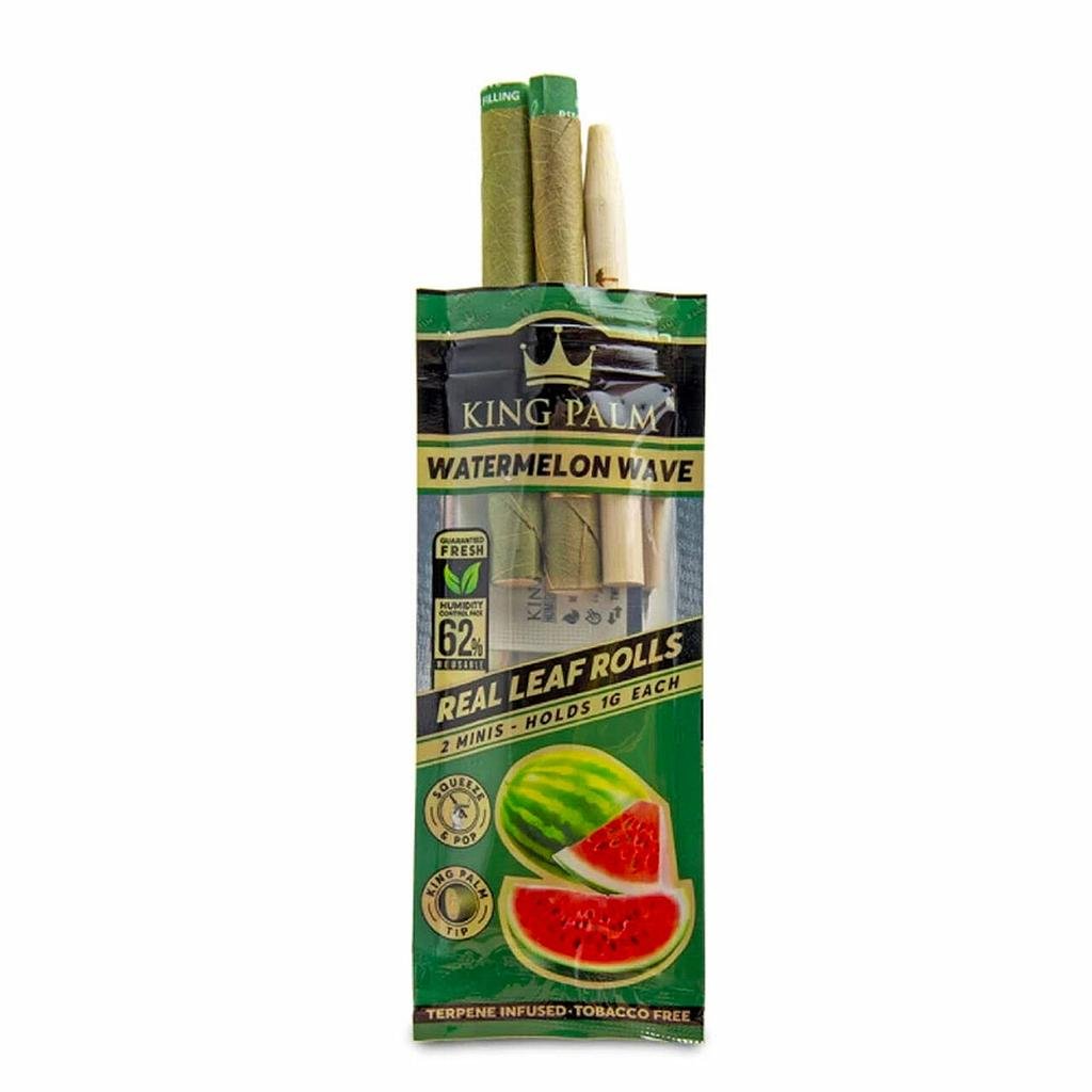 RTL - King Palm Mini Pre - Roll Pouch - Watermelon Wave - 2 Per Pack - High Moon Haven