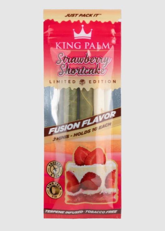 RTL - King Palm Mini Pre - Roll - Strawberry Shortcake - 2 per pack - High Moon Haven