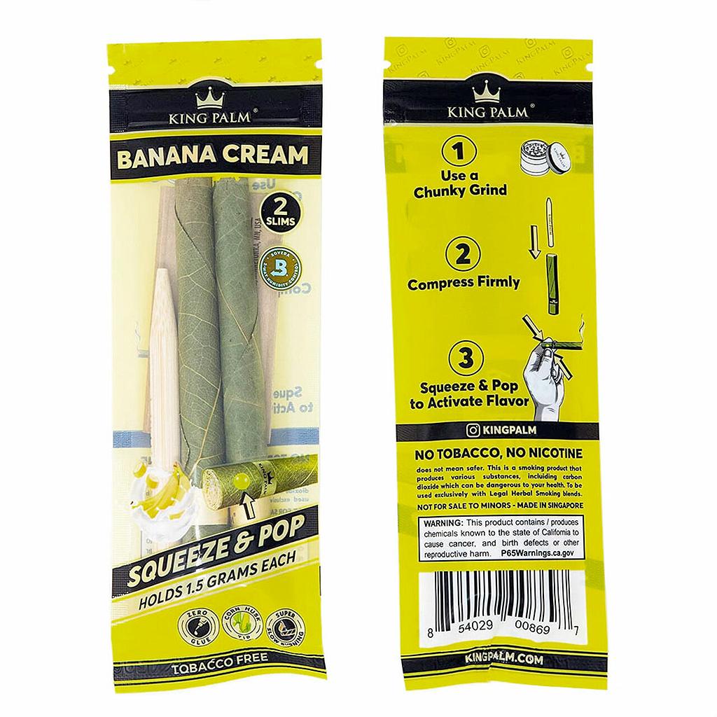 RTL - King Palm Pre - Roll Pouch - Slim Banana - 2 Per Pack - High Moon Haven