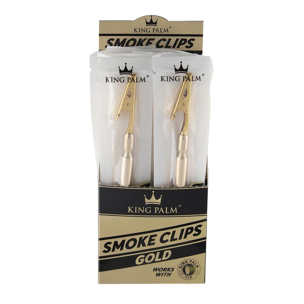 RTL - Roach Clips King Palm Extendable Gold - High Moon Haven