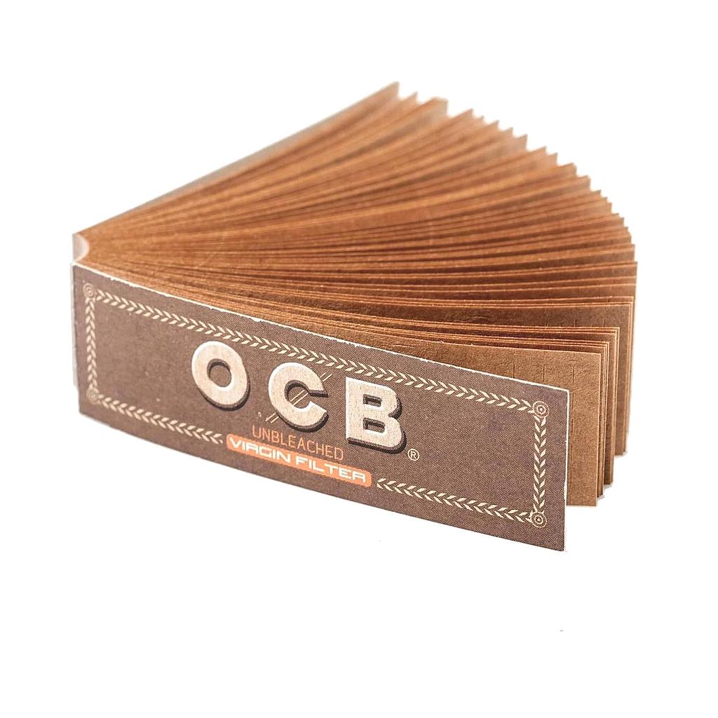 RTL - Rolling Papers OCB Unbleached Filter Tips Booklets - High Moon Haven