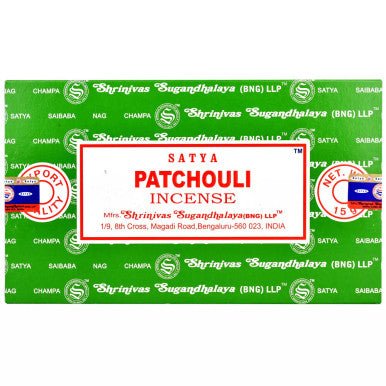 Satya Incense Sticks - 15g / Supreme Patchouli/12PC BOX - High Moon Haven