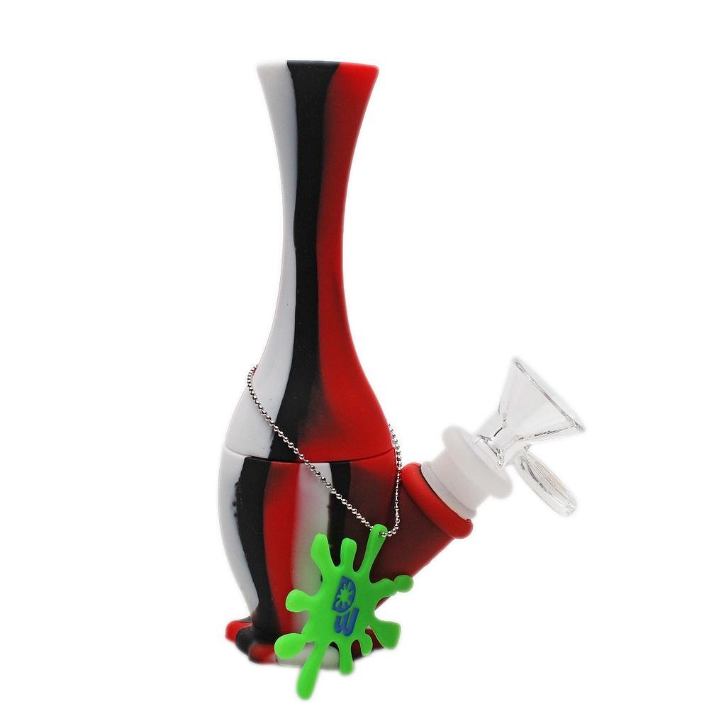 Silicone Bubbler Dabware Platinum 6" Mini Bong - High Moon Haven