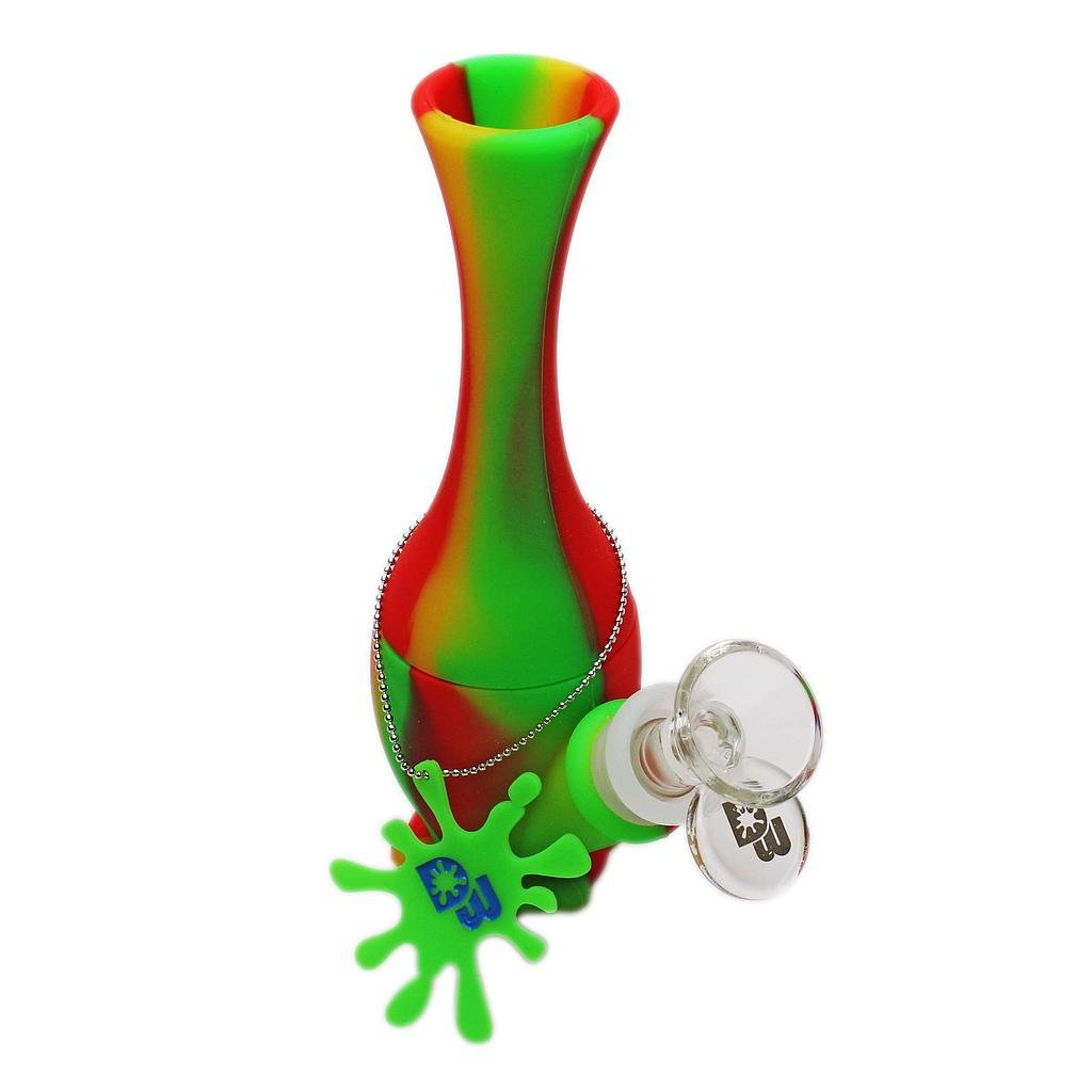 Silicone Bubbler Dabware Platinum 6" Mini Bong - High Moon Haven