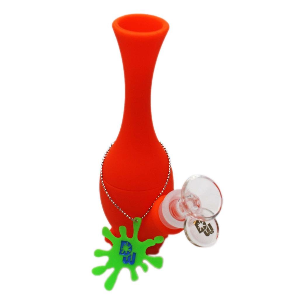 Silicone Bubbler Dabware Platinum 6" Mini Bong - High Moon Haven