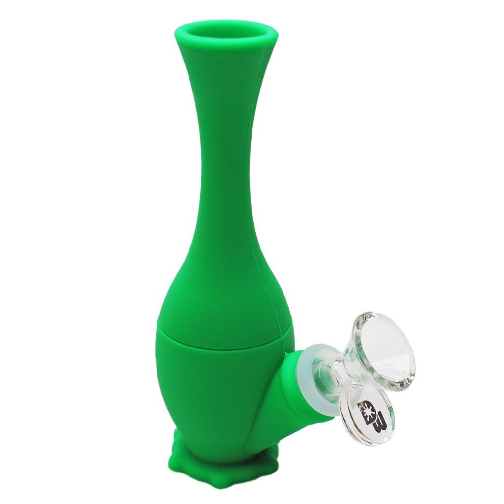 Silicone Bubbler Dabware Platinum 6" Mini Bong - High Moon Haven