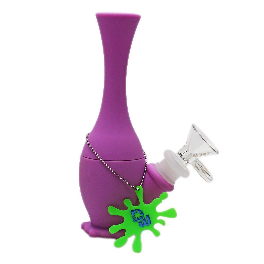 Silicone Bubbler Dabware Platinum 6" Mini Bong - High Moon Haven