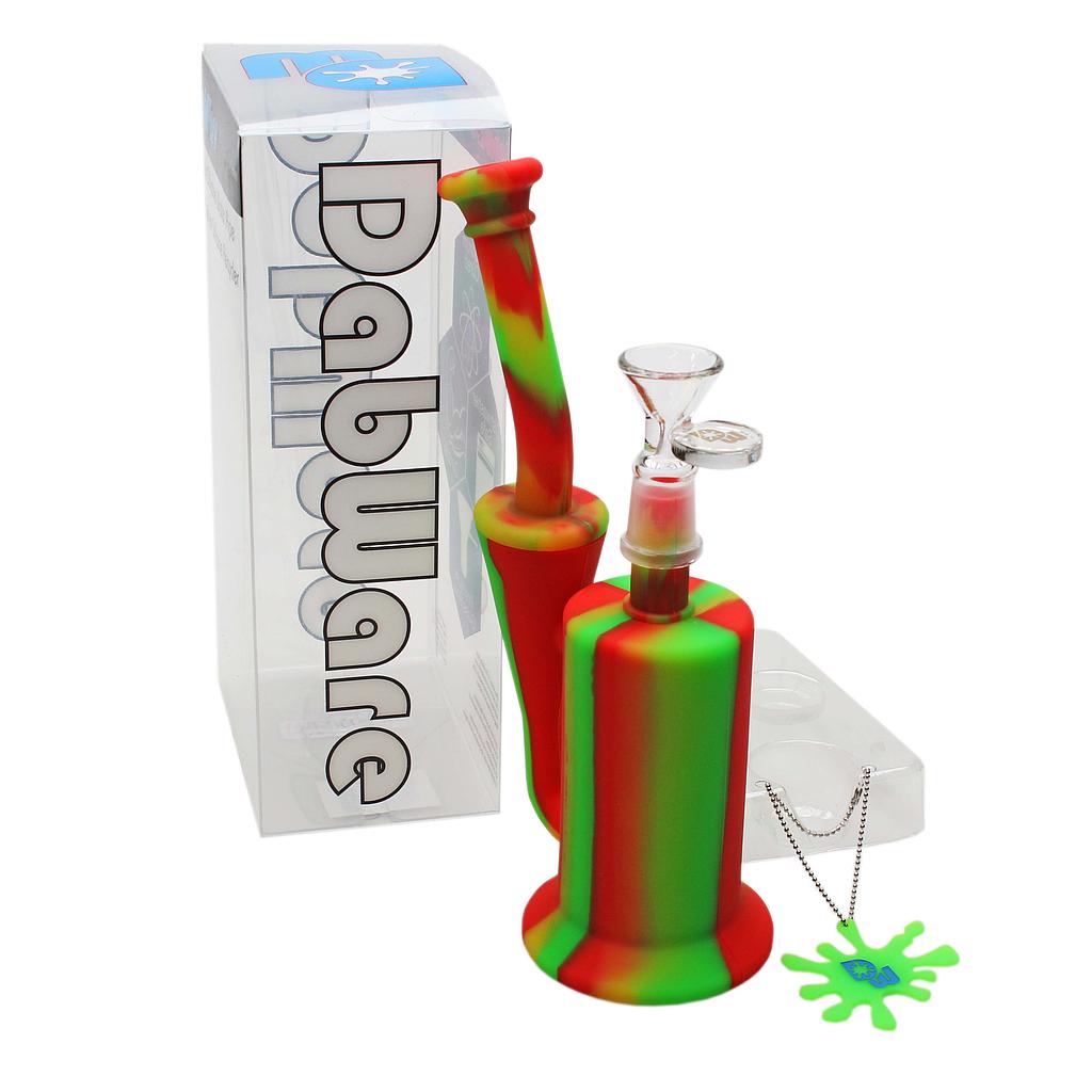 Silicone Bubbler - Dabware Platinum 8" Recycler - High Moon Haven