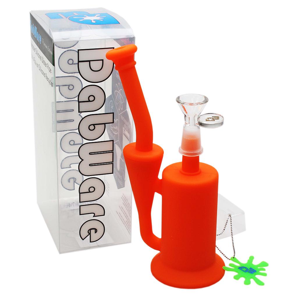 Silicone Bubbler - Dabware Platinum 8" Recycler - High Moon Haven