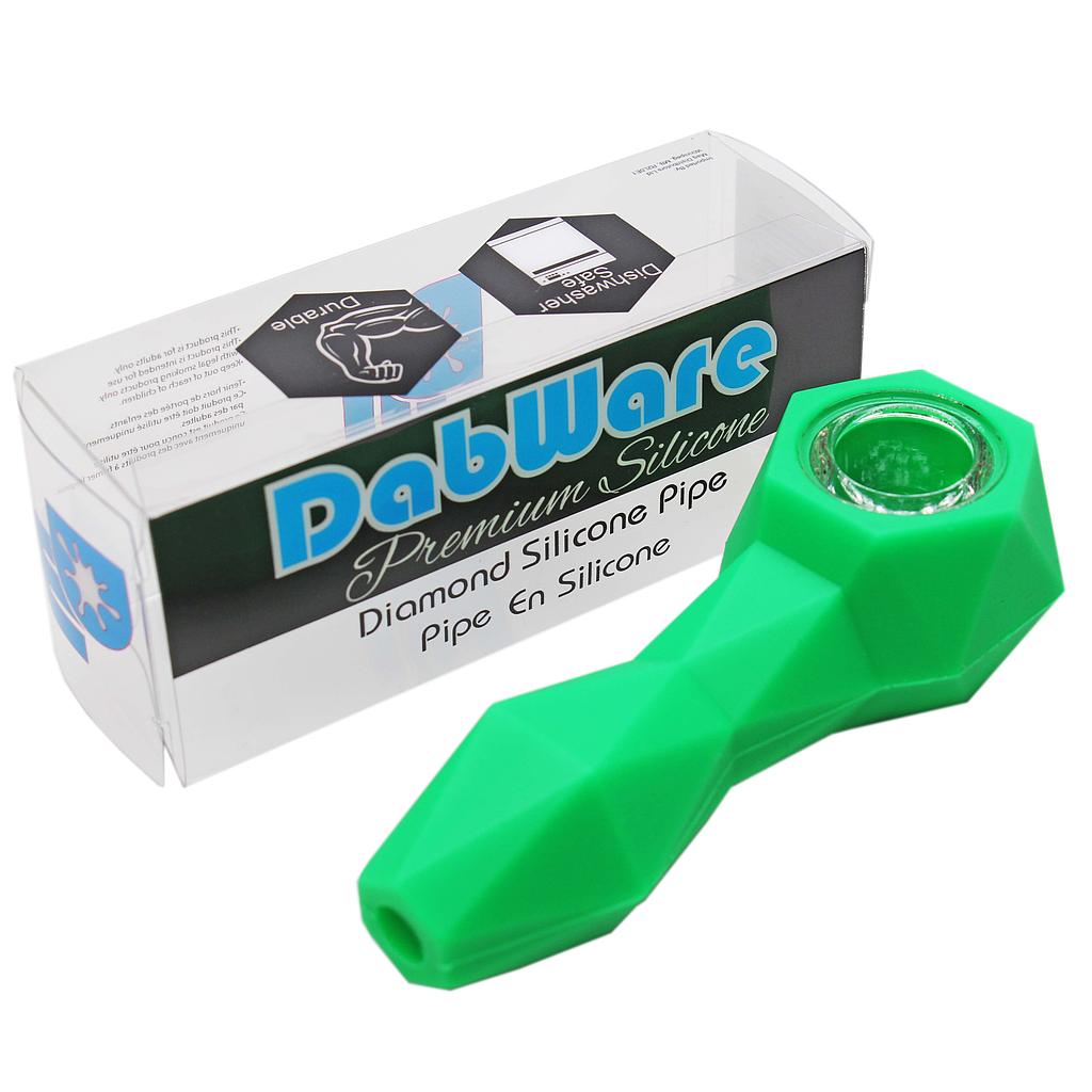 Silicone Pipe Dabware Platinum Diamond - High Moon Haven