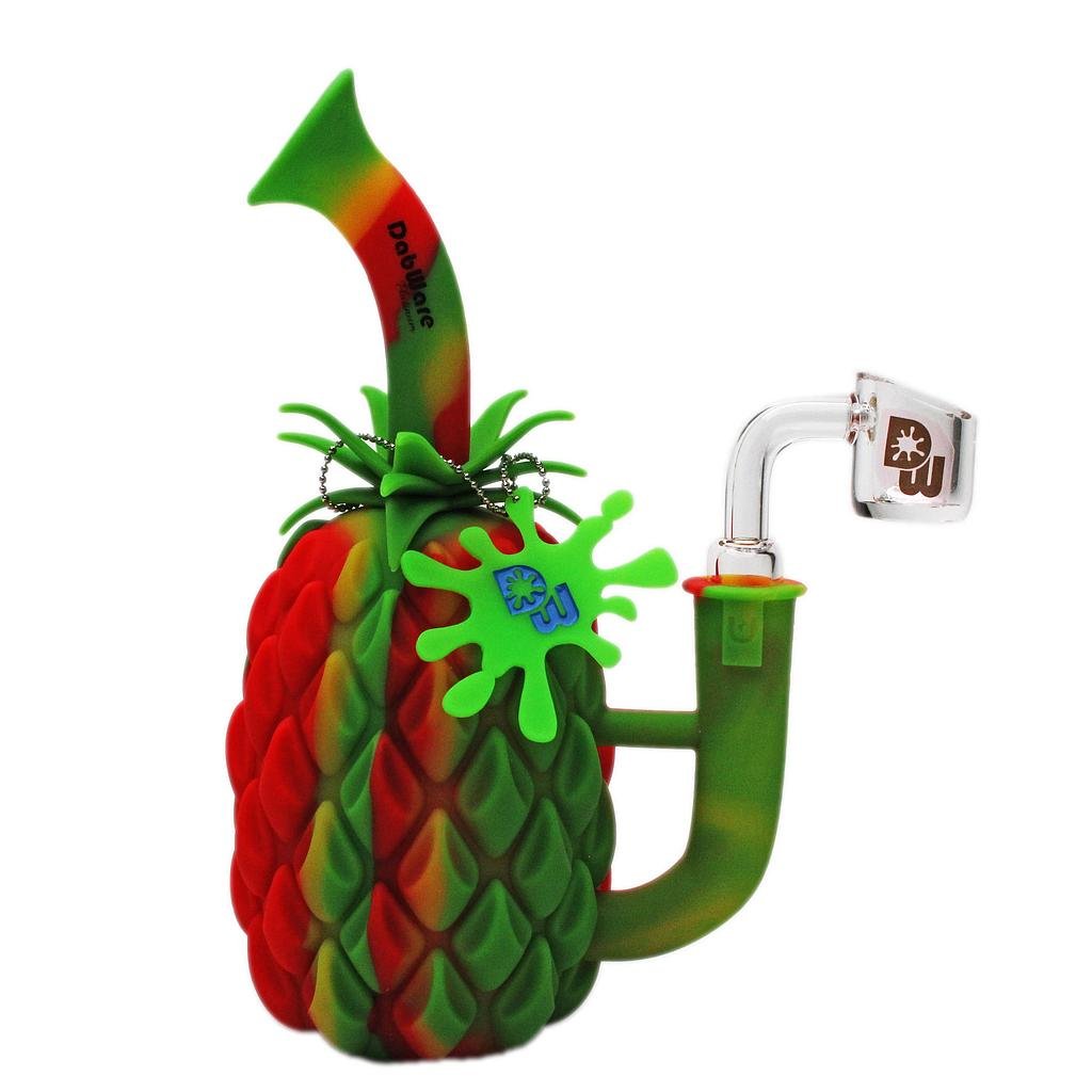 Silicone Rig Dabware Platinum Pineapple Rig - High Moon Haven