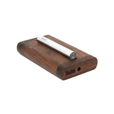 SilverStick Wood Dugout w/ Poker - Walnut - High Moon Haven