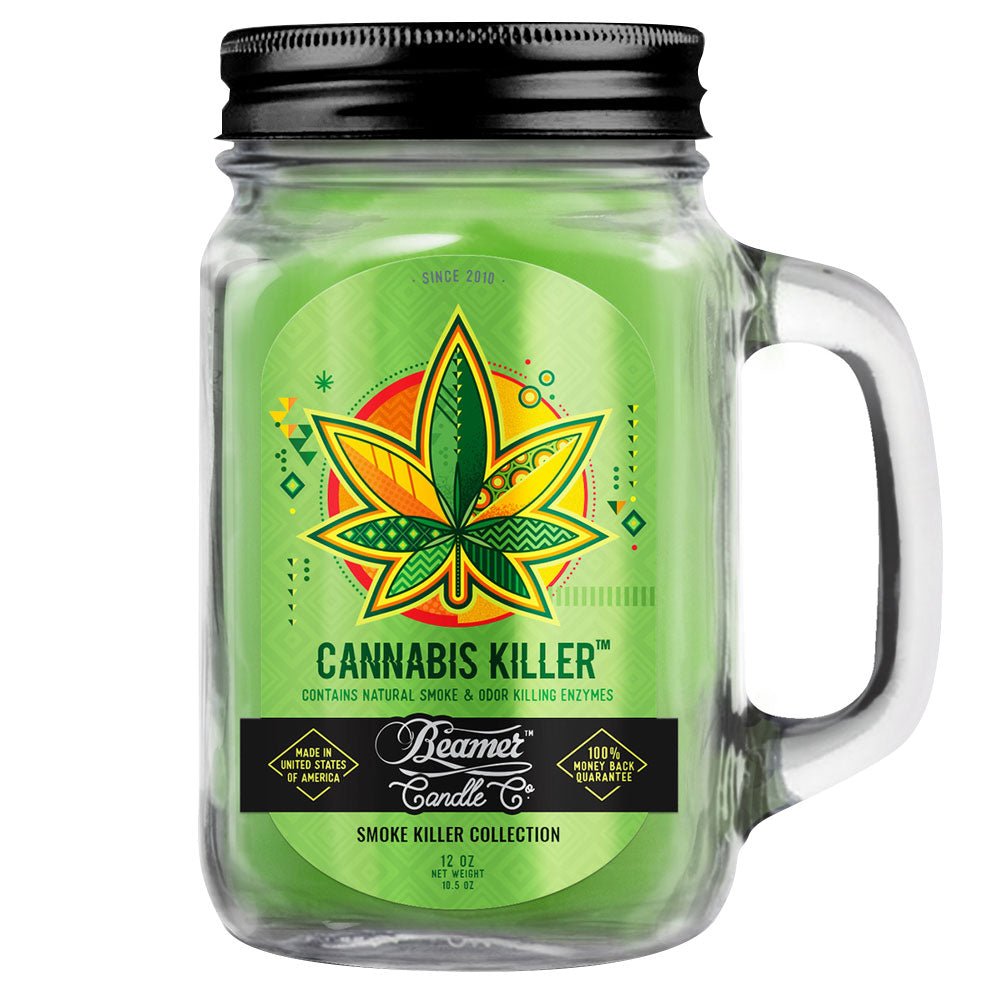 SMOKE KILLER COLLECTION - 12OZ GLASS MASON JAR - High Moon Haven