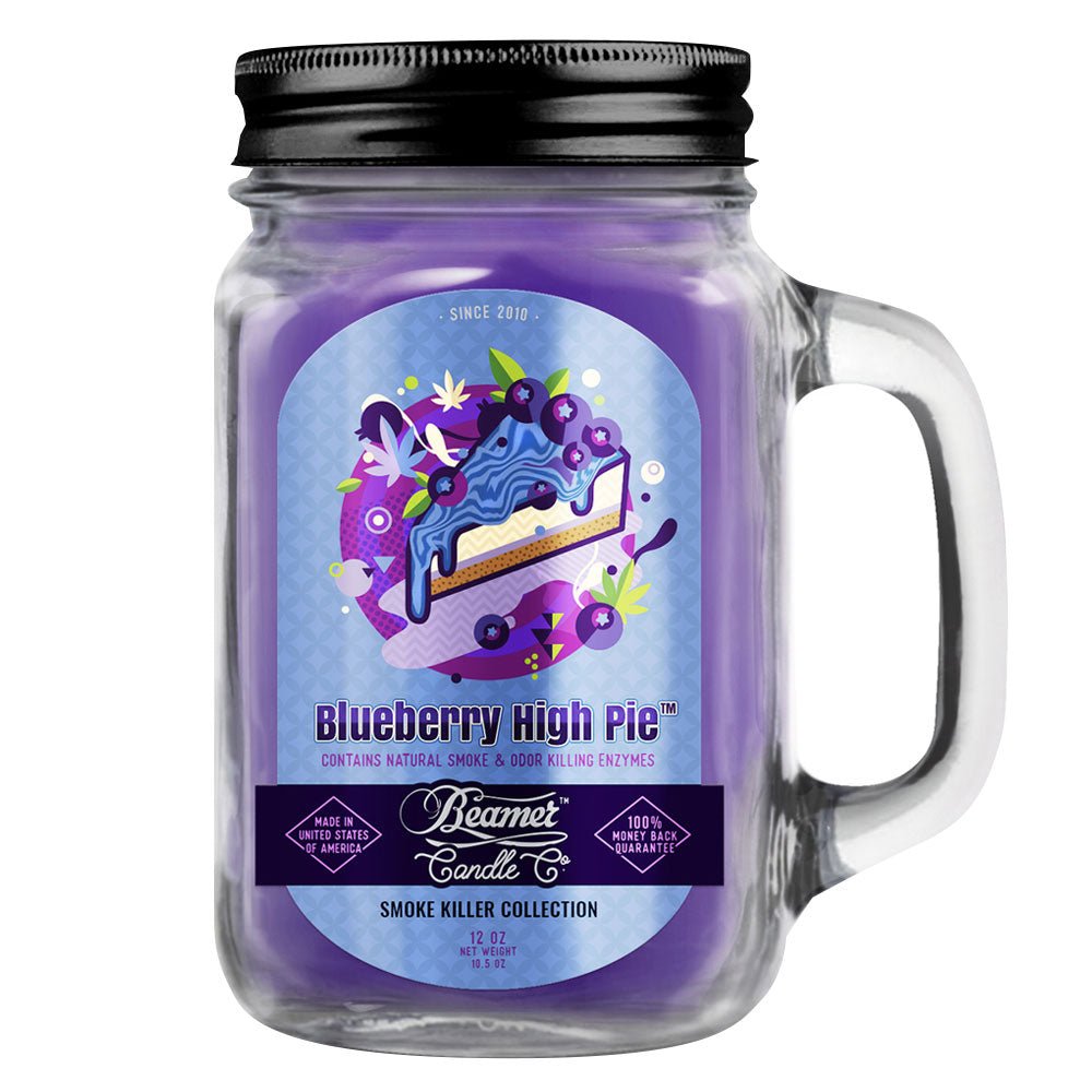 SMOKE KILLER COLLECTION - 12OZ GLASS MASON JAR - High Moon Haven