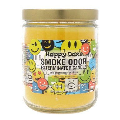 Smoke Odor - 13oz Candle - Happy Daze - High Moon Haven