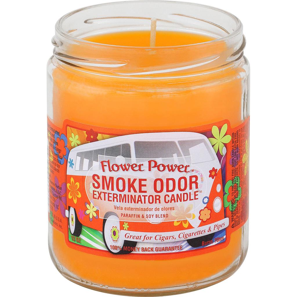 Smoke Odor Candle 13oz Flower Power - High Moon Haven