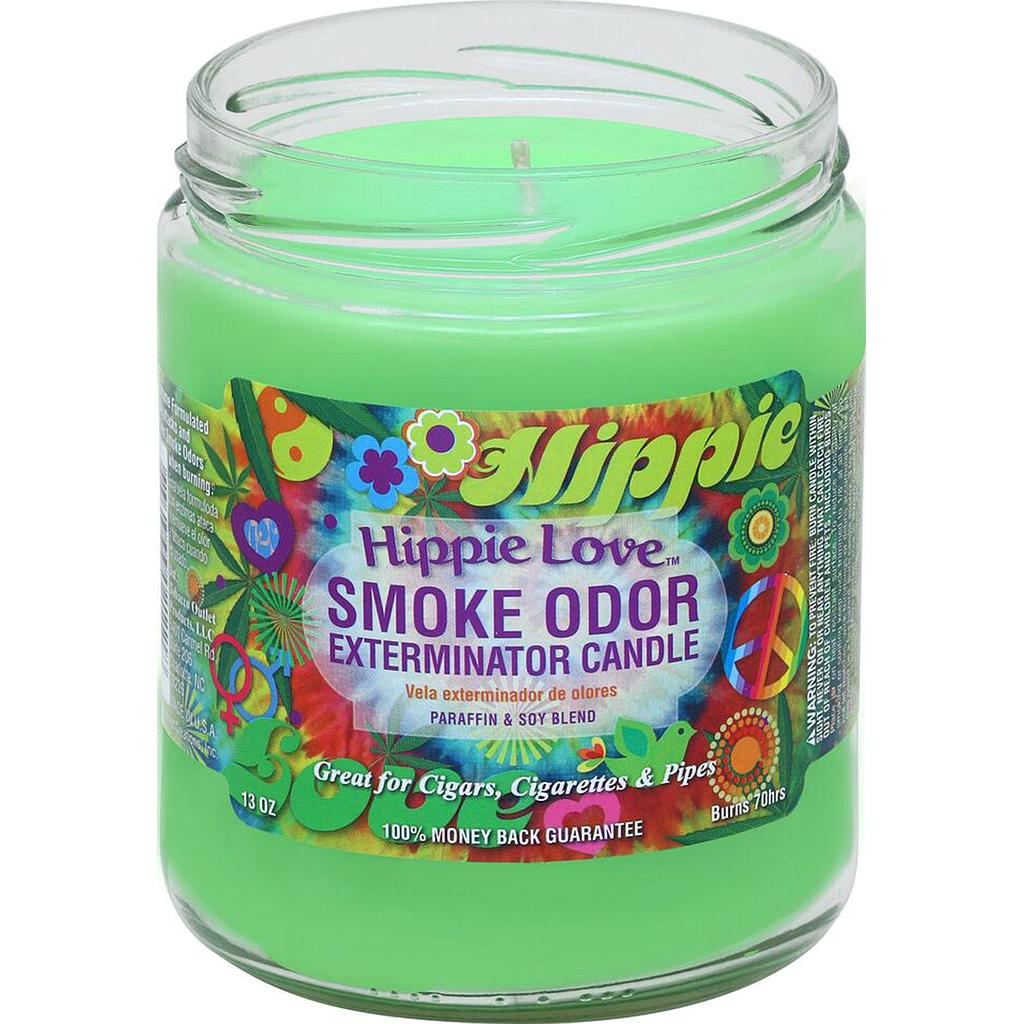 Smoke Odor Candle 13oz Hippie Love - High Moon Haven