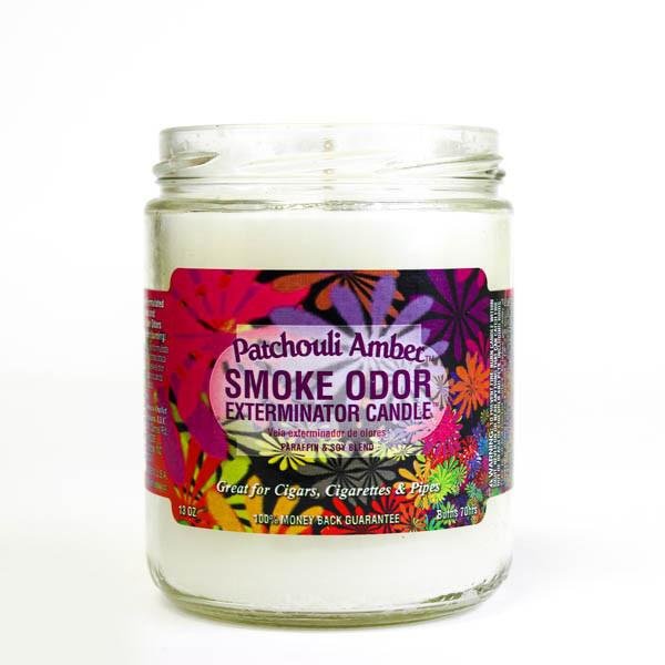 Smoke Odor Candle 13oz Patchouli Amber - High Moon Haven