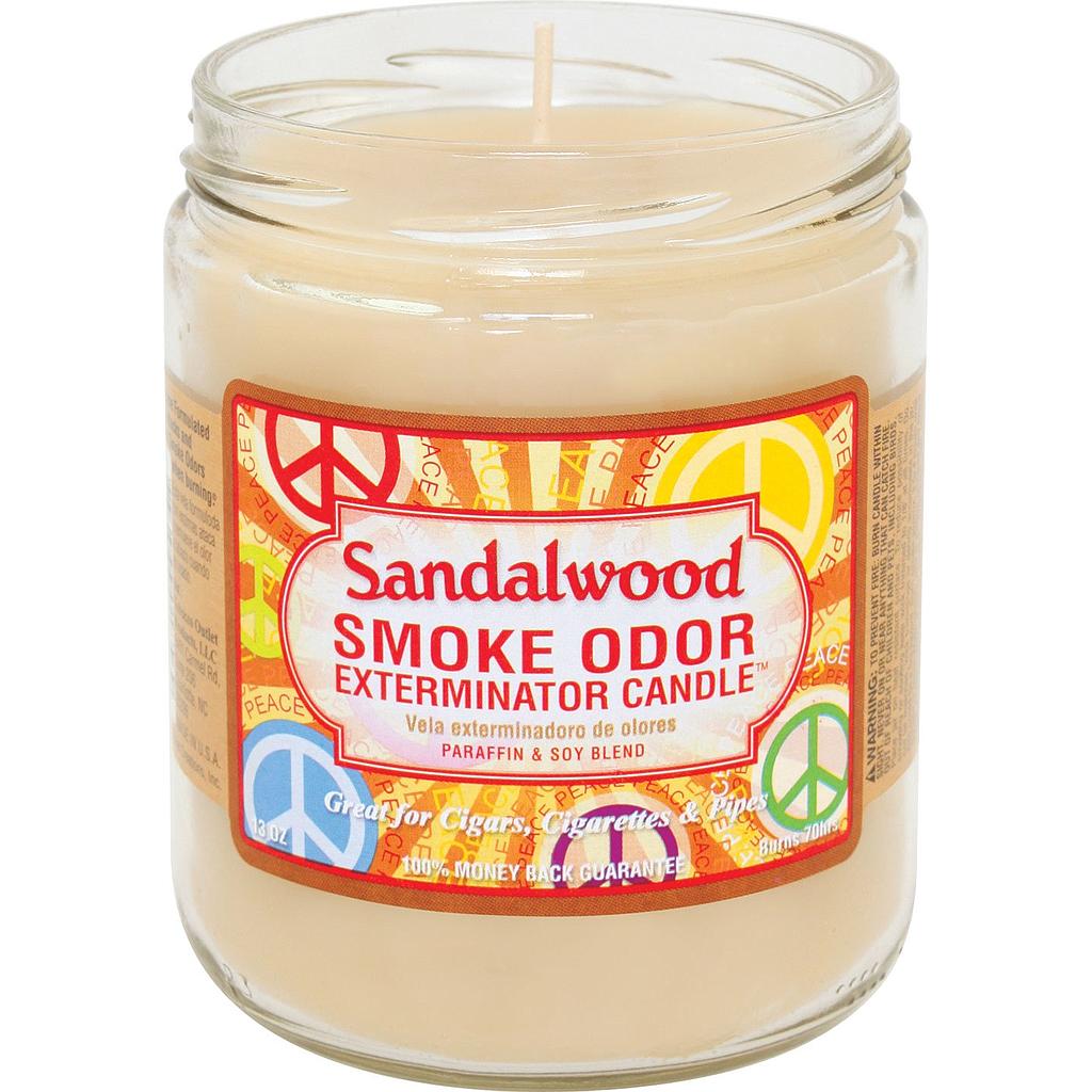 Smoke Odor Candle 13oz Sandalwood - High Moon Haven