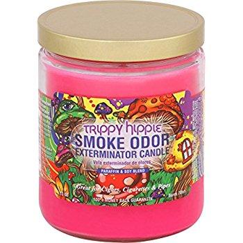 Smoke Odor Candle 13oz Trippy Hippie - High Moon Haven