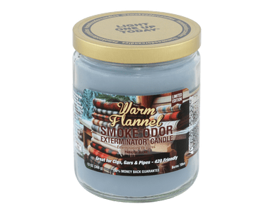 Smoke Odor Exterminator Candle - Warm Flannel / Safe & Snug Assortment / 13oz - High Moon Haven