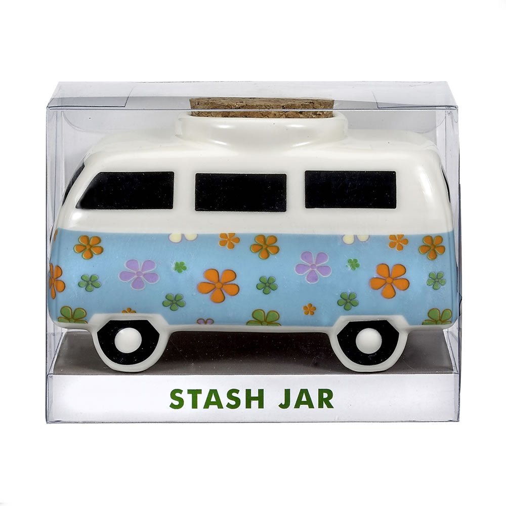 Storage Jar Vintage Bus Stash Jar - High Moon Haven