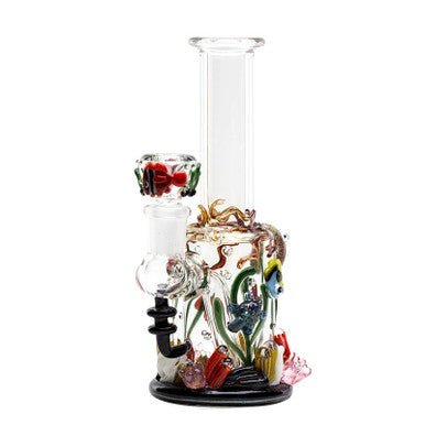 Under the Sea Banger Hanger w/ Herb Bowl by Empire Glassworks - High Moon Haven