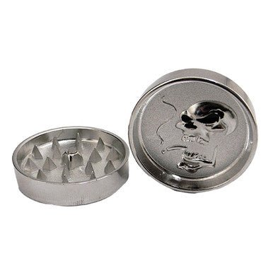 Zinc Grinder Smoking Skull - High Moon Haven